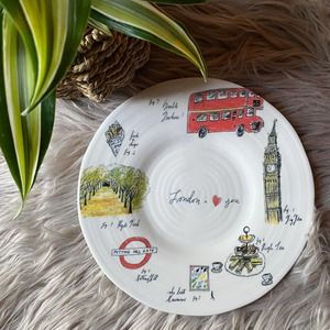 *SOLD* Anthropologie Linea Carta Diva Pyari "I Love London"